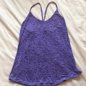 Purple workout top